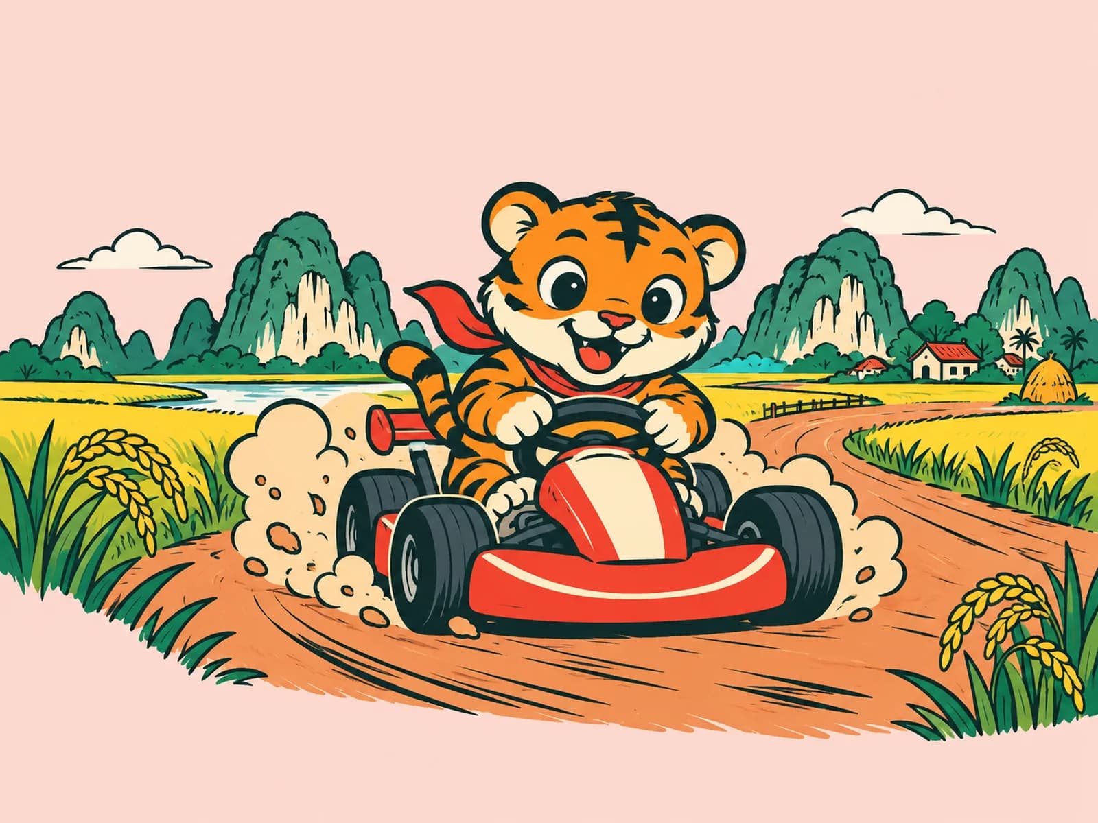 Ảnh bìa game Hổ Con Đua Xe